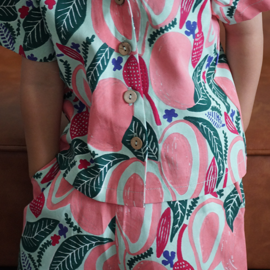 Kiran Camp Shirt & Matching Shorts Set