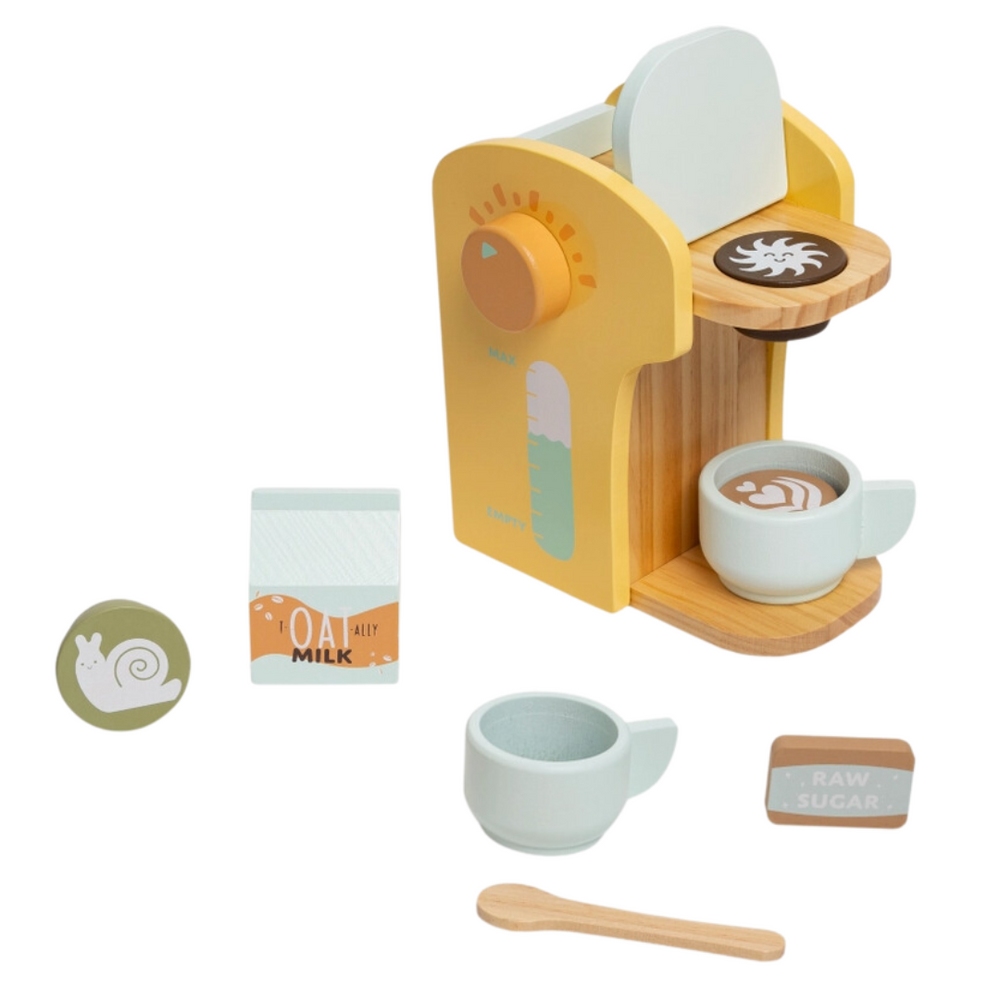 Barista in Training Wooden Coffee Set | Developmental Toy by Pearhead