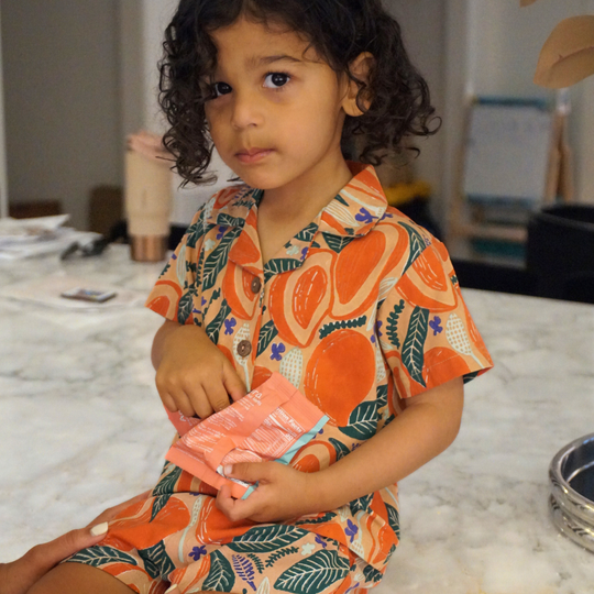 Kiran Camp Shirt & Matching Shorts Set
