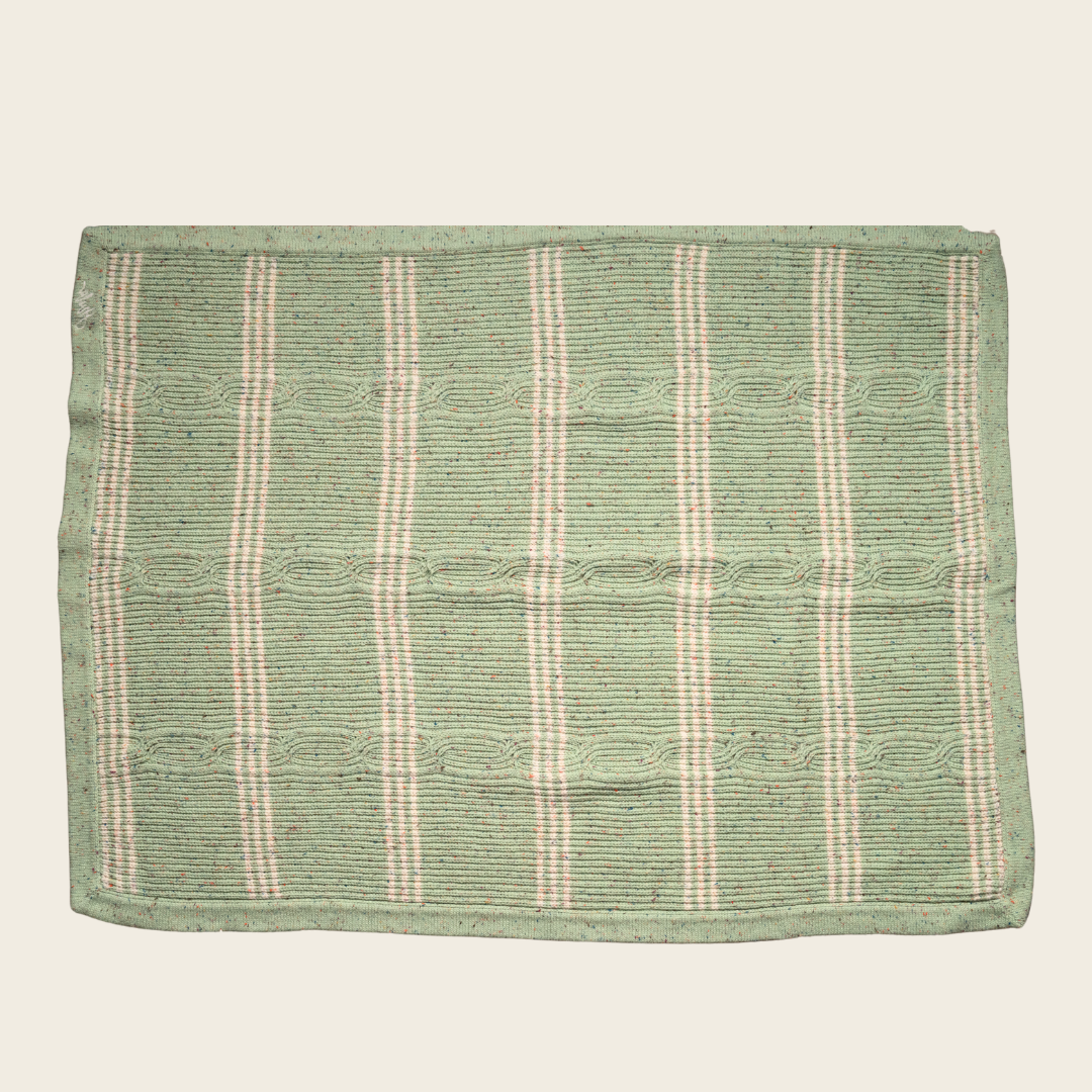 Baby Shaker Knit Stroller Blanket