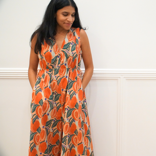 Amara Zip Front Wide Leg Jumpsuit
