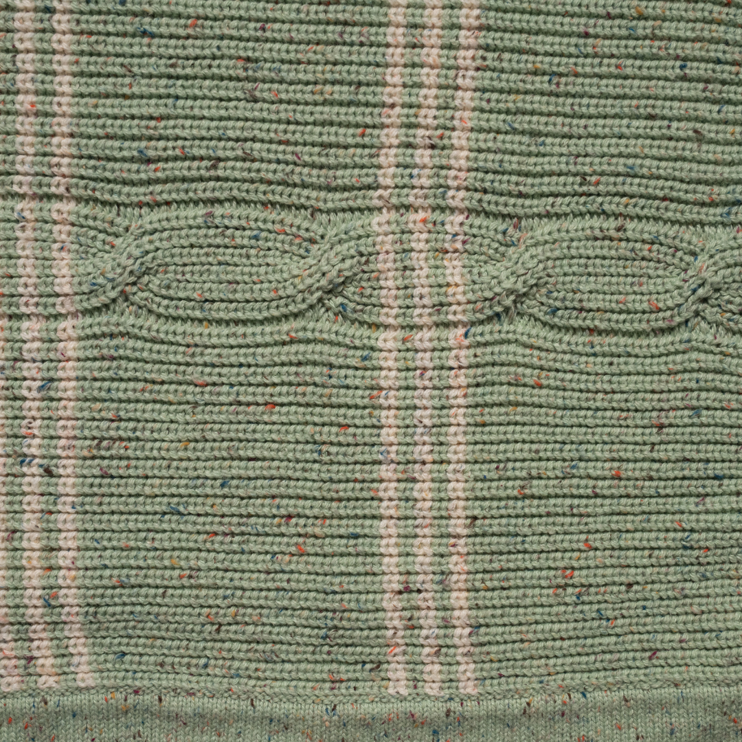 Baby Shaker Knit Stroller Blanket