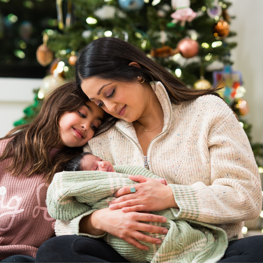 Baby Shaker Knit Stroller Blanket