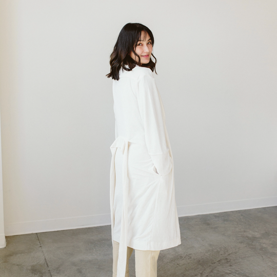 Viscose + Organic Cotton Terry Womens Robe by Goumi Kids