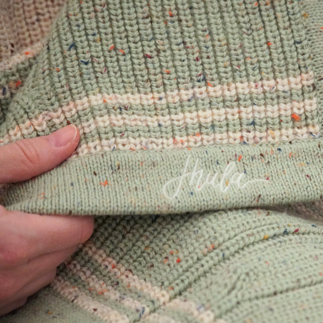 Baby Shaker Knit Stroller Blanket