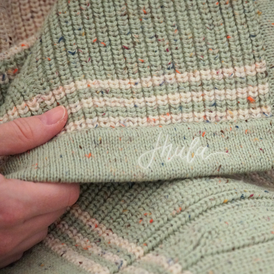 Baby Shaker Knit Stroller Blanket