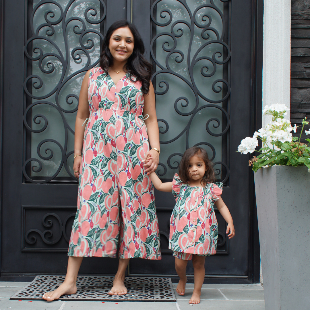 Mira Flutter Sleeve Dress & Matching Shorts Set